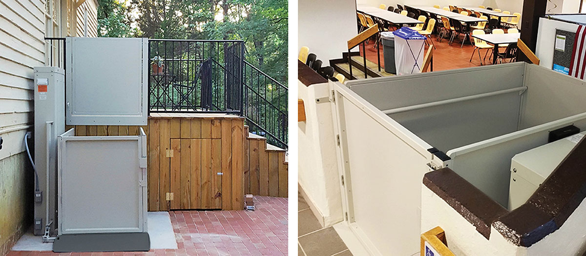 Orange county wheelchair elevator vertical platform Lift